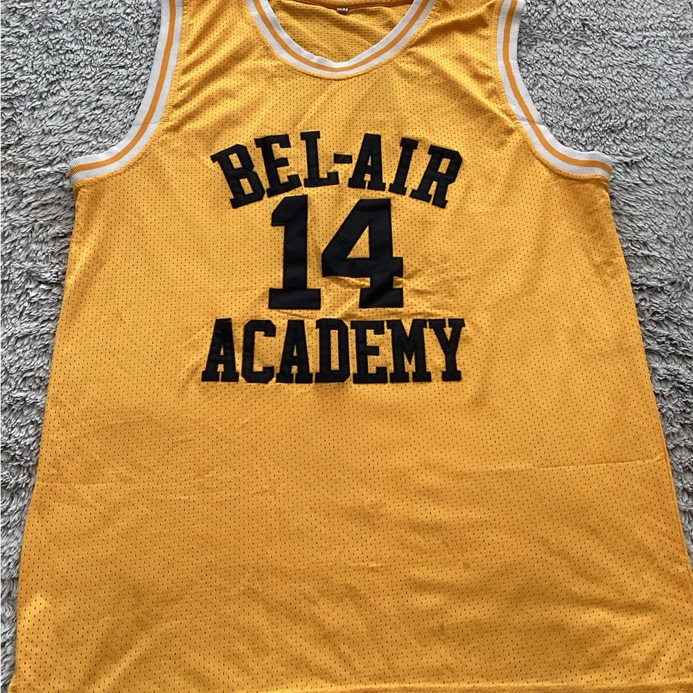 Yellow Bel-Air Academy Jersey
